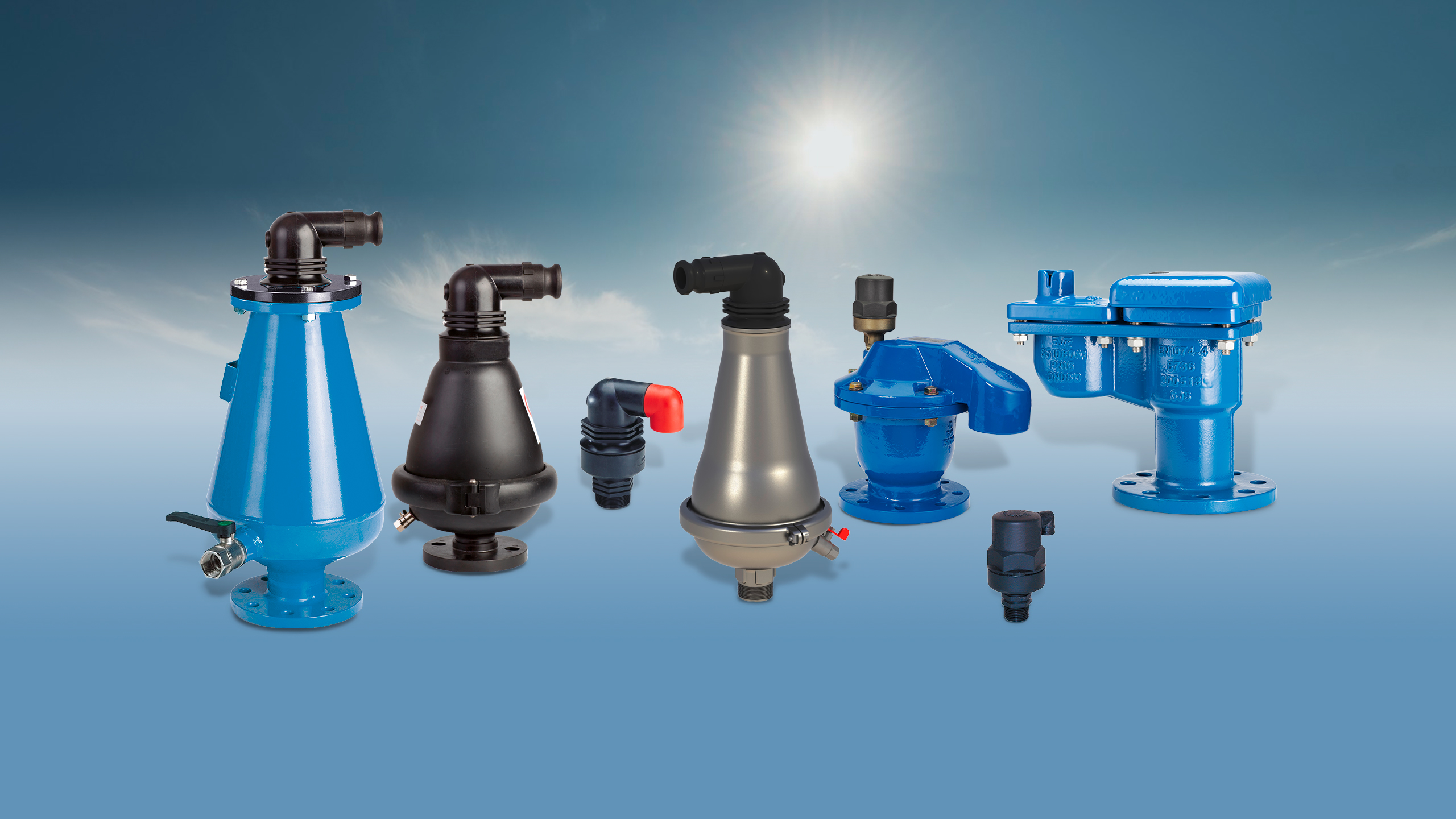 AVK air valves designed for water and wastewater applications