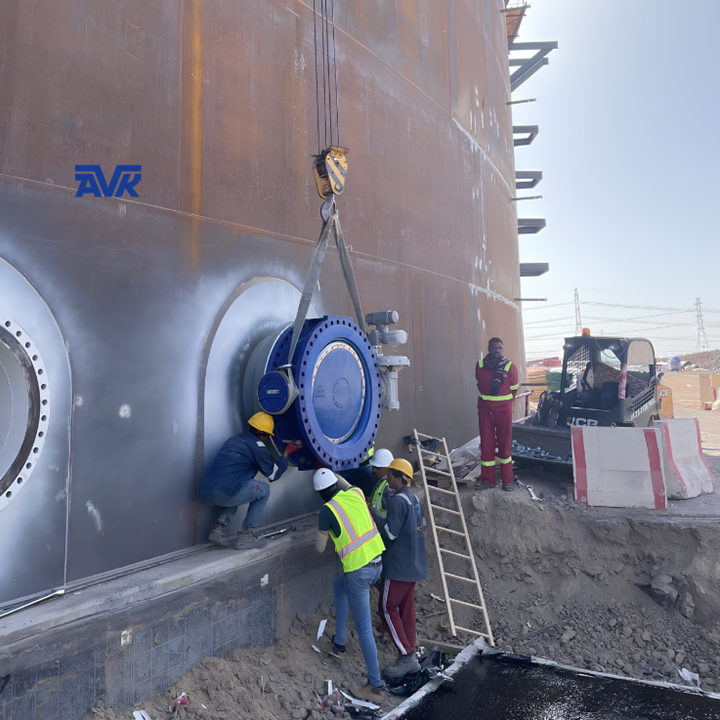 AVK double eccentric butterfly valves supporting water storage and transmission infrastructure at Madinah ISWR, Saudi Arabia