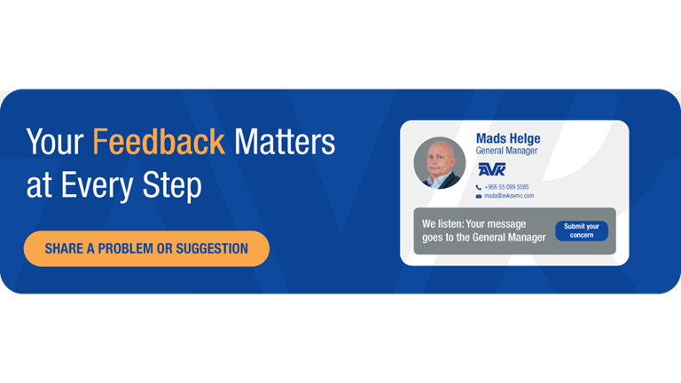 Customer sharing feedback about their experience with AVK SVMC through an online form designed to improve service quality