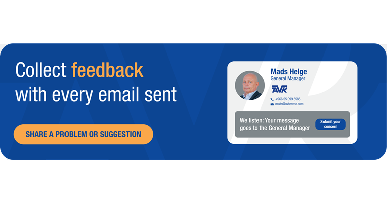 Customer sharing feedback about their experience with AVK SVMC through an online form designed to improve service quality